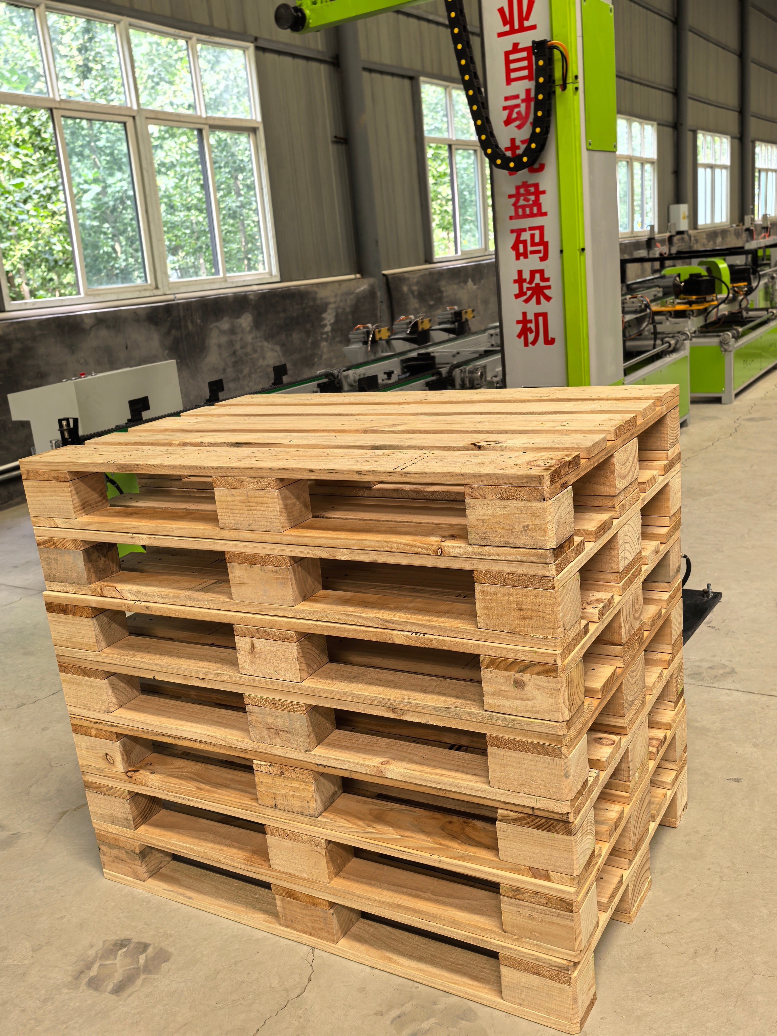 wooden pallets